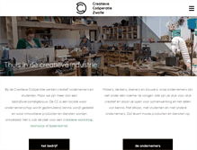 Tablet Screenshot of creatievecooperatiezwolle.nl